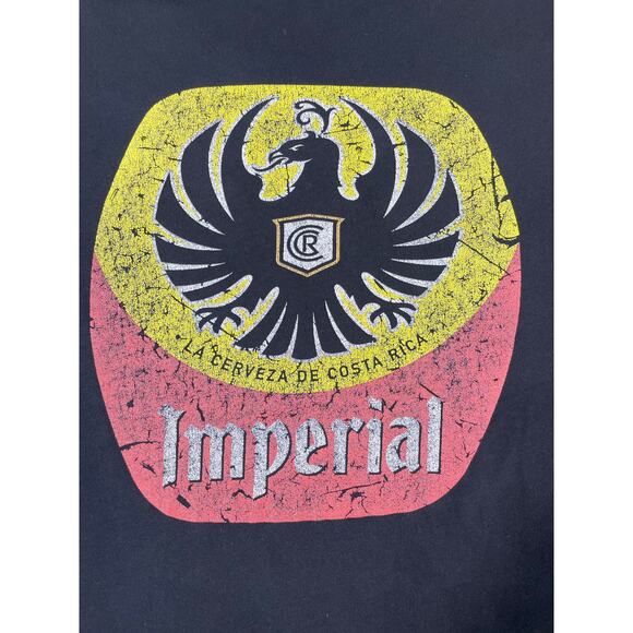 Imperial Beer Costa Rica Black Graphic Tee Size Small - Picture 5 of 6